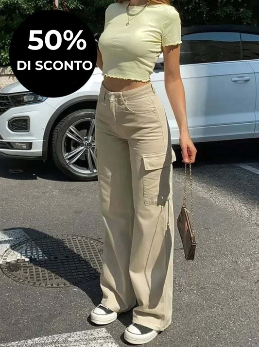 Pantaloni Cargo Regolabili