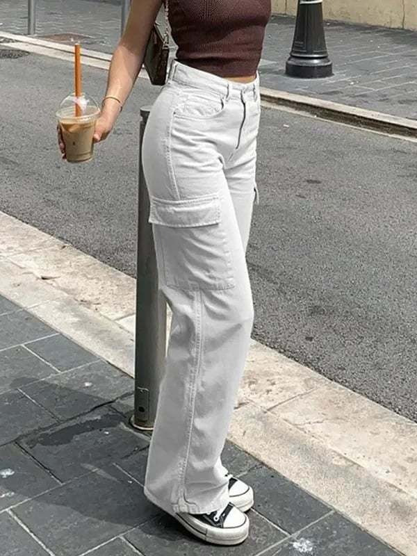 Pantaloni Cargo Regolabili